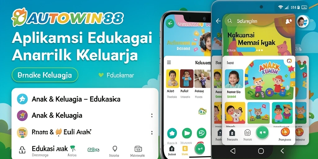 Tampilan aplikasi AUTOWIN88 yang menarik dan edukatif untuk anak-anak.