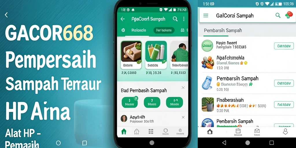 Tampilan antarmuka GACOR668 menampilkan alat pembersih sampah yang efisien.