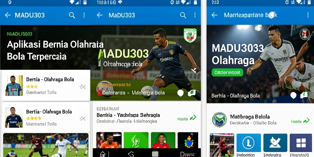 Tampilan antarmuka MADU303 yang informatif dan user-friendly.