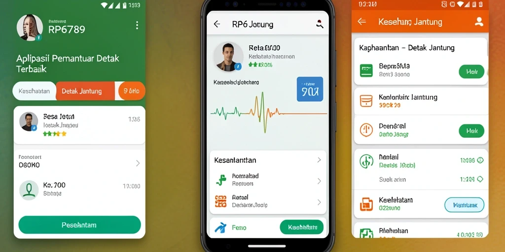 Tampilan antarmuka pengguna RP6789 yang menarik dan informatif.