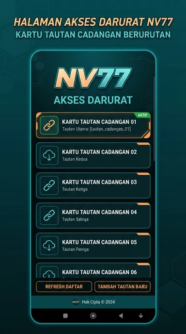 Link Alternatif nv77 untuk Pengguna Android